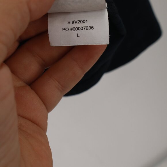 vuori sweatshirt Mens large Ease Performance Half Zip 2.0 blue polyester blend - Picture 4 of 9